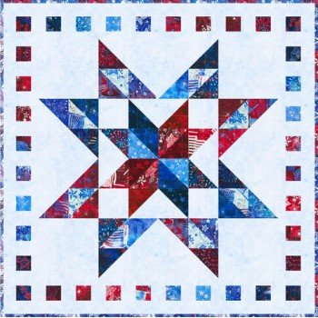 FREE Robert Kaufman Liberty Collection Sparkling Star Pattern